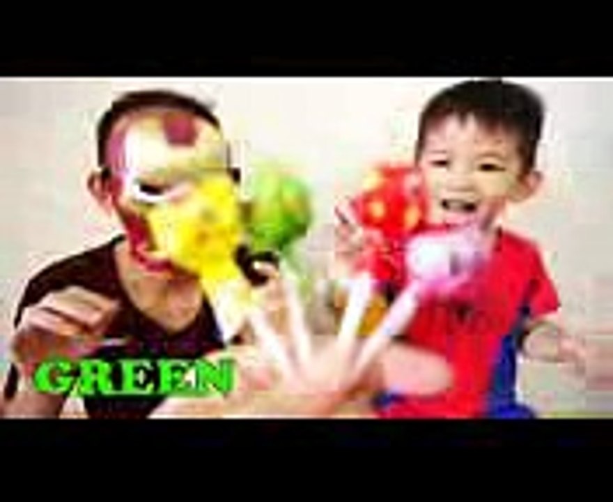 Learn colors with Funny Baby & Lollipops - Finger family song for kids, toddlers and babies