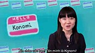 Học tiếng Nhật cùng Konomi - Bài 1 - Gặp gỡ mọi người