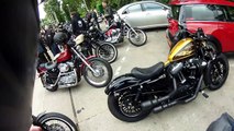 120 Harley Davidson Sportsters Riding in London Town-AveGpTDHSSg