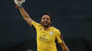 Shahid Afridi brilliant hundred off just 42 balls for Hampshire in the 2017 NatWest T20 Blast