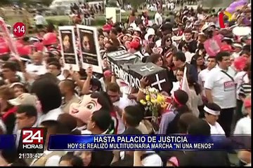 ‘Ni Una Menos’: hoy se realizó multitudinaria marcha que congregó a miles