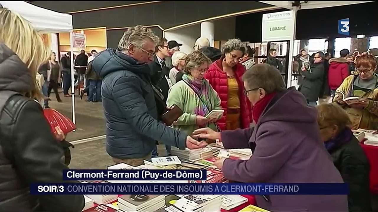 Clermont-Ferrand : les militants de la France insoumise réunis pour une convention nationale