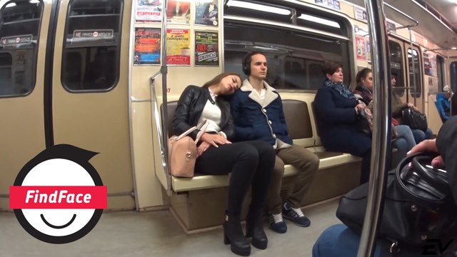 Идентификация людей из метро через алгоритм распознавания лиц компании NTechLab