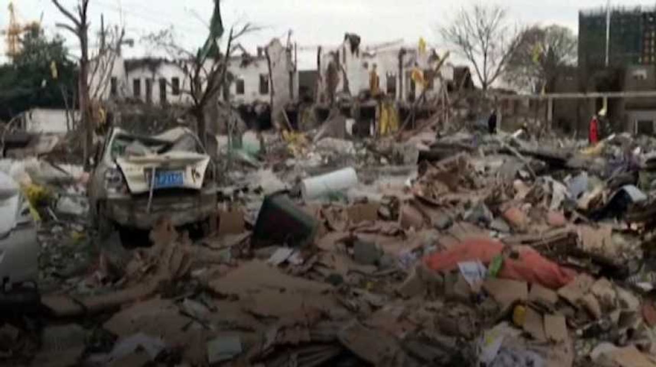 Les images après l'explosion qui a fait plusieurs morts en Chine