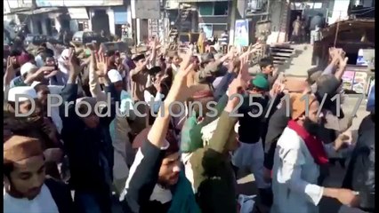 Tehreek e labaik ahtijaaj in manga mandi - Danger Productions Network