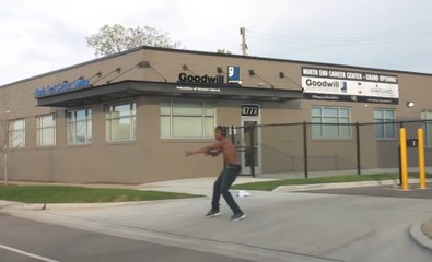 DETROIT MAN RANDOMLY DANCING IN INDUSTRIAL AREA