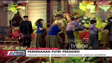 Sejumlah Tokoh & Pejabat Hadiri Resepsi Pernikahan Bobby-Kahiyang