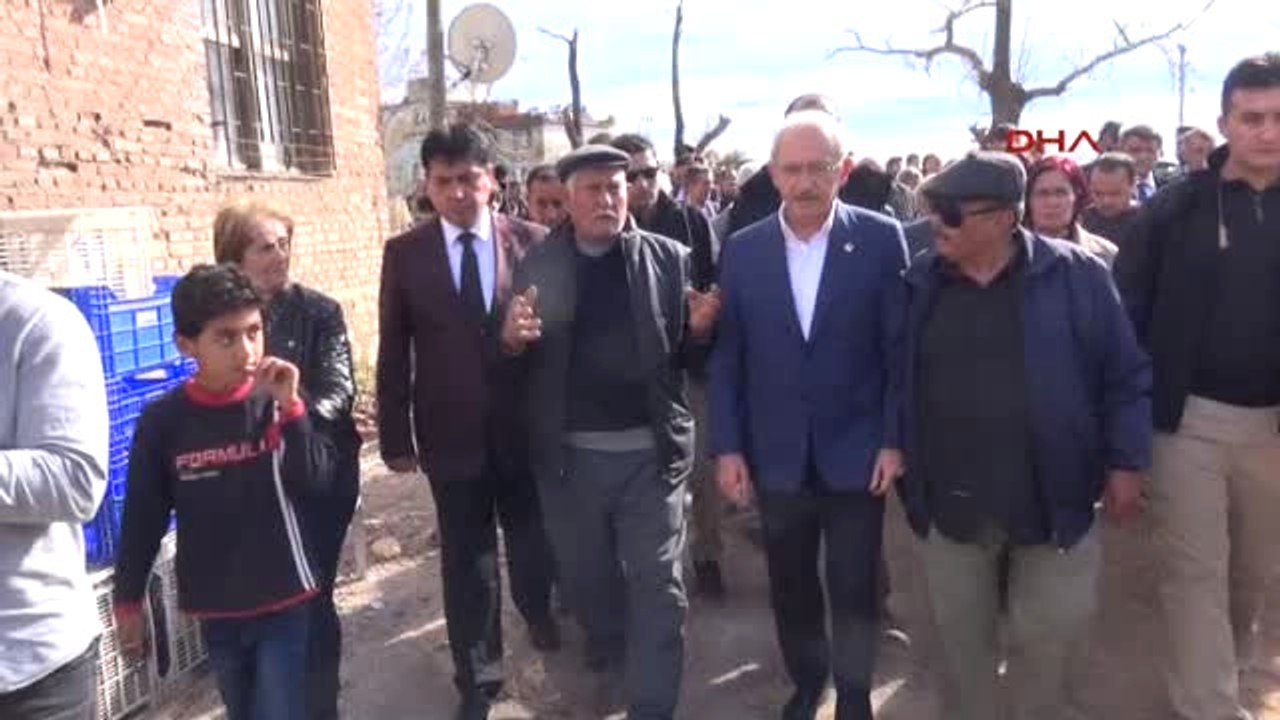 Antalya Kılıçdaroğlu Felaket Bölgesinde