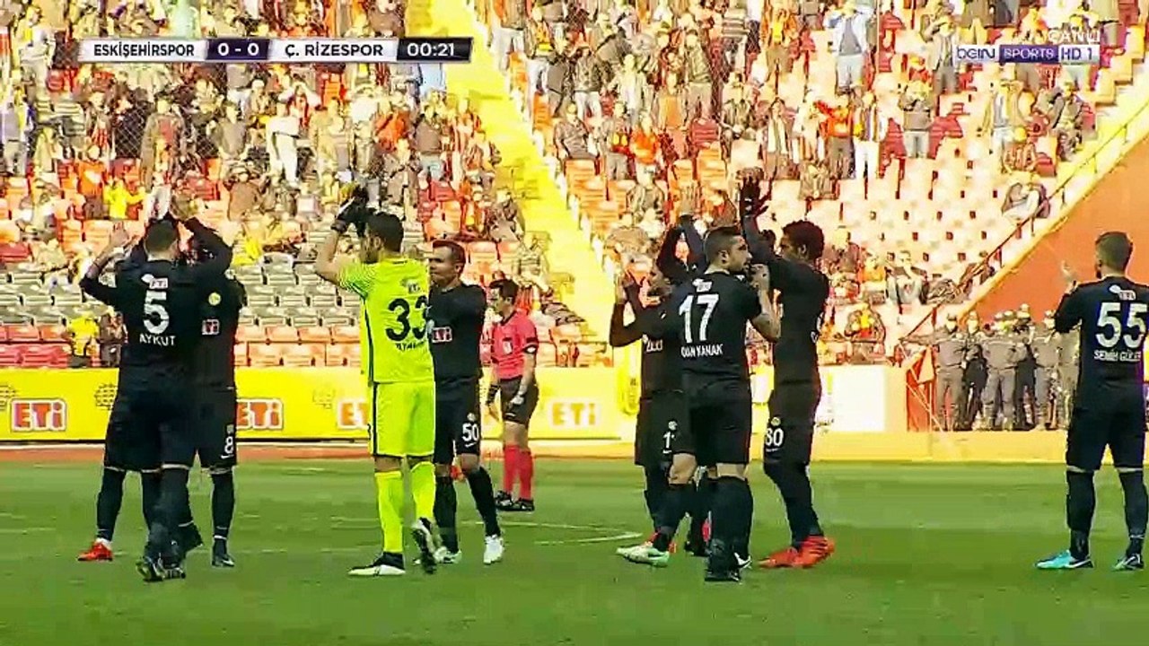Eskişehirspor futbolcularından dikkat çekici hareket