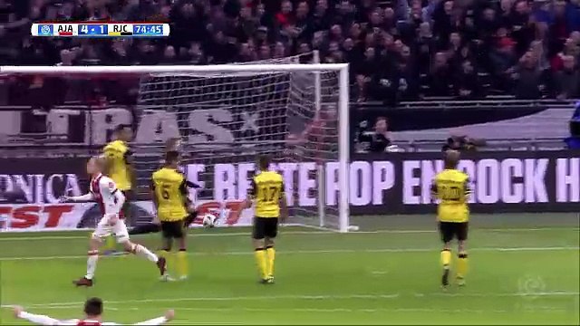 Donny van de Beek Goal HD - Ajax	4-1	Roda 26.11.2017