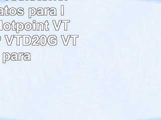 Spares2go resistencia  termostatos para lavadoras Hotpoint VTD20 VTD20P VTD20G VTD20T