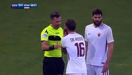 Lapadula G. (Penalty) Goal HD - Genoa	1-1	AS Roma 26.11.2017