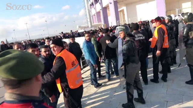 Maç sonu ortalık karıştı