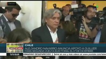 Chile: Navarro anuncia apoyo electoral para Guillier en segunda vuelta