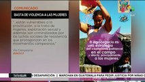 Vía Campesina exige acciones contra la violencia a mujeres del campo