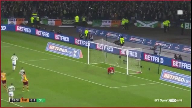 Moussa Dembele Penalty Goal - Celtic 2-0 Motherwell Scottish cup final (HD)