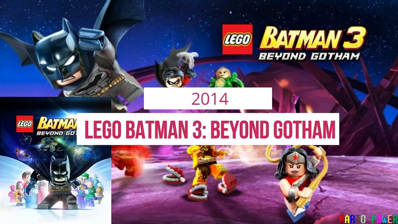 Batcave Evolution in Lego Videogames (2008 - 2017)