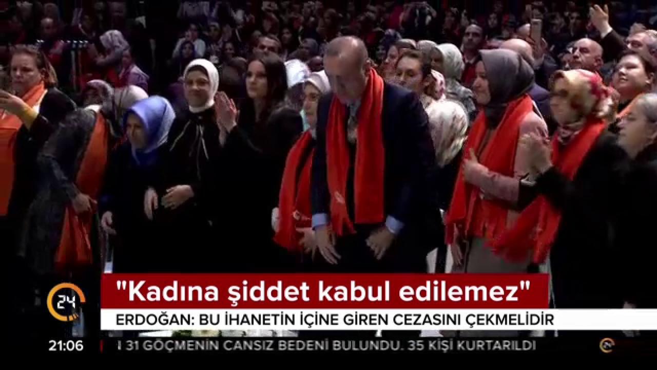 "Kadına şiddet kabul edilemez"