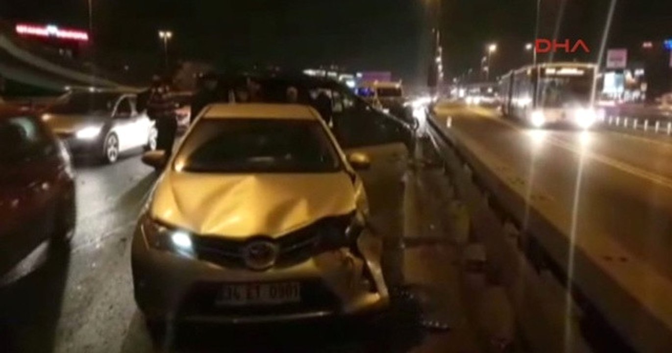 D-100 Bakırköy Mevkiinde Zincirleme Trafik Kaza...