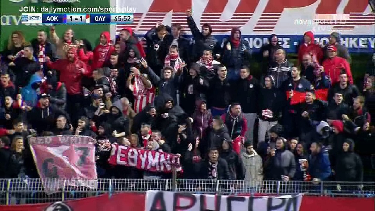 Pape Abou Cisse Goal HD - Kerkyra 1 - 1 Olympiakos Piraeus - 26.11.2017 (Full Replay)