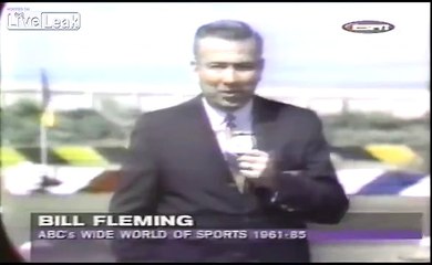 Evel Knievl's first jump....15 cars...