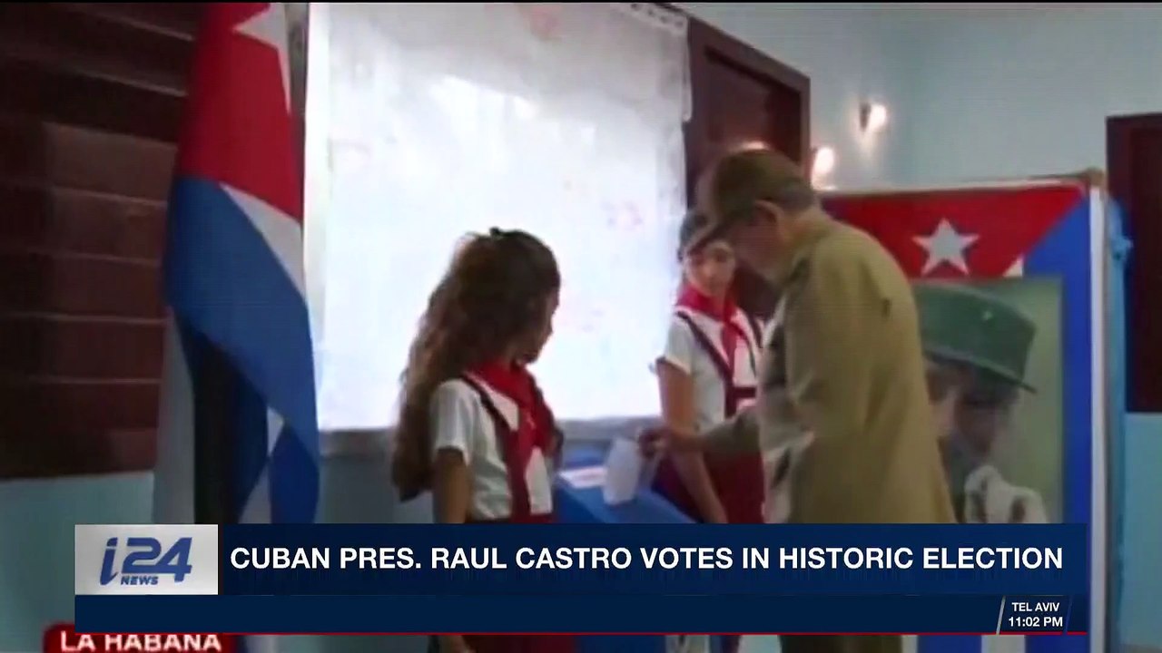 i24NEWS DESK | Cuban Pres. Raul Castro votes in historic election | Sunday, November 26th 2017