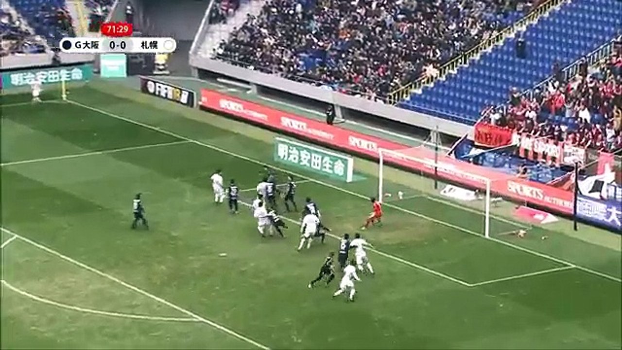 Gamba Osaka 0:1 Consadole Sapporo (Japanese J League. 26 November 2017 )