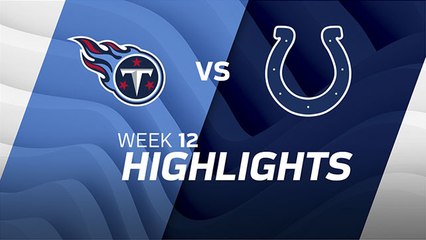 Titans vs. Colts highlights | Week 12