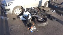 Aksaray'da Otomobille Çarpışan Motosikletin Sürücüsü Hayatını Kaybetti