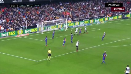 Valence 1-1 Barcelone Résumé & Buts