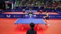 卓球 カットマン 2017香港ジュニアOP 相馬夢乃 VS QIAN TIANYI (中国) [FullHD]