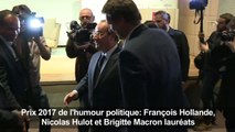 Humour politique: Hollande lauréat du Grand prix 2017