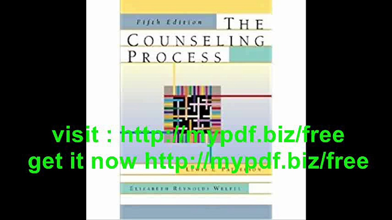 The Counseling Process