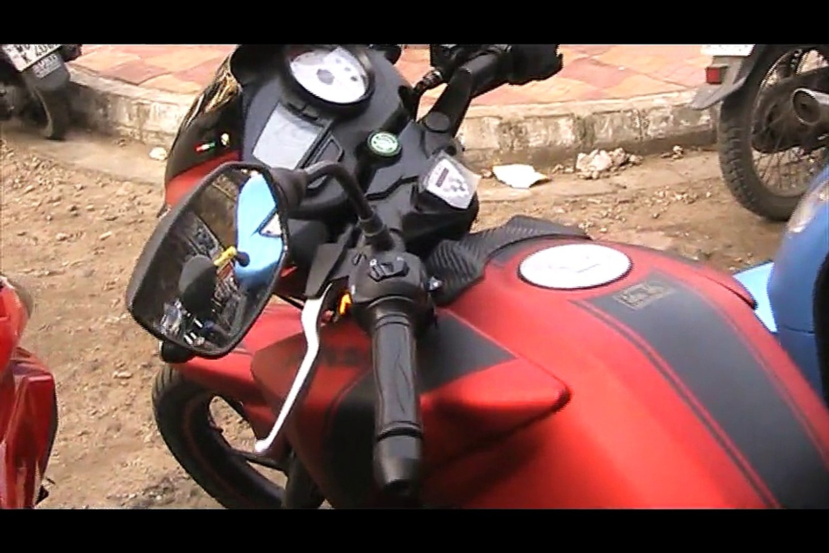 New Matte Red Tvs Apache Rtr 160 Matte Edition Video Dailymotion