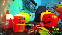 HALLOWEEN DIY GIANT GUMMY PUMPKIN ! How to make Jello gummies for kids-3yMRJToeUyQ