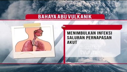 Ini Bahaya Material Abu Vulkanik Bagi Kesehatan