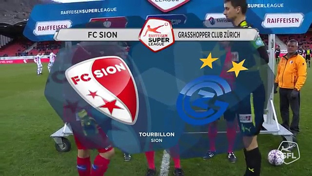 Sion 3:0 Grasshoppers ( Swiss Super League. 26 November 2017)