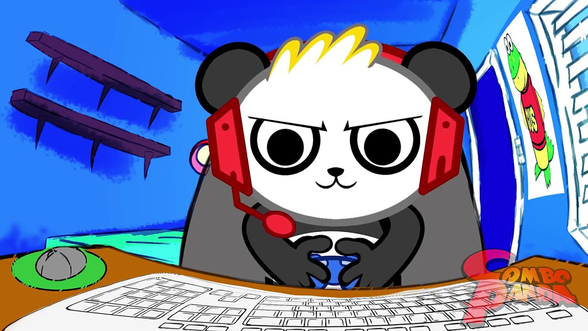 Featured image of post Robo Combo Panda Drawing Kid mommy finding big foots cave in roblox