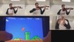 Talented Guy Plays Super Mario Bros Theme Song With Violin