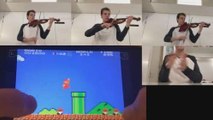 Talented Guy Plays Super Mario Bros Theme Song With Violin