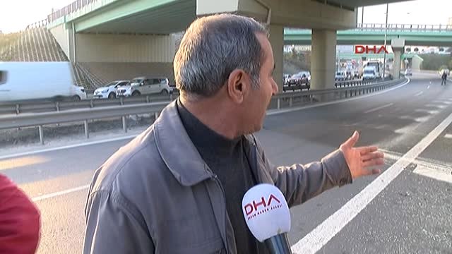 Kuzey Marmara Otoyolu'ndan Kaza Araçta Sıkışan Sürücüyü İtfaiye Kurtardı 1