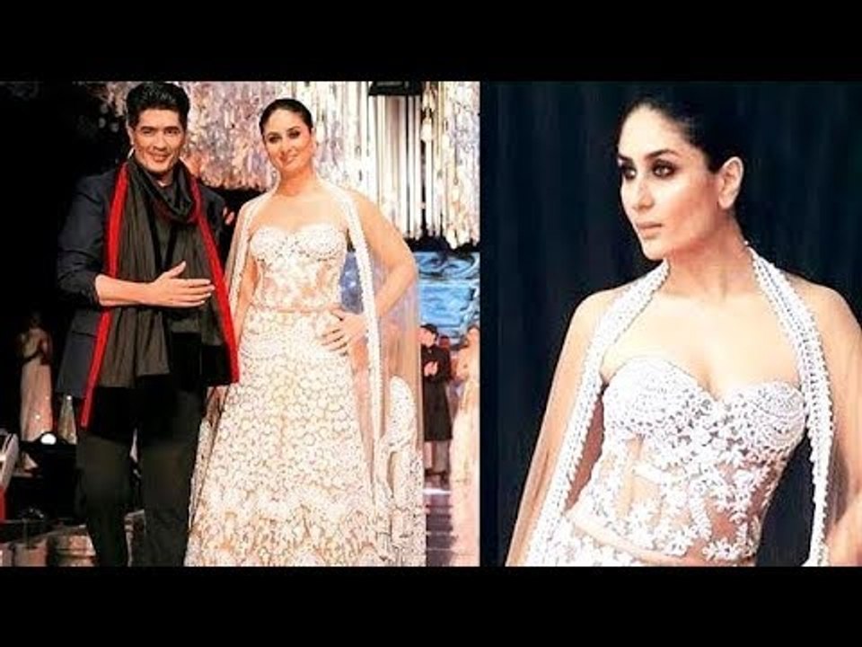 Kareena Kapoor Dazzles In Manish Malhotra's Ensemble On Ramp