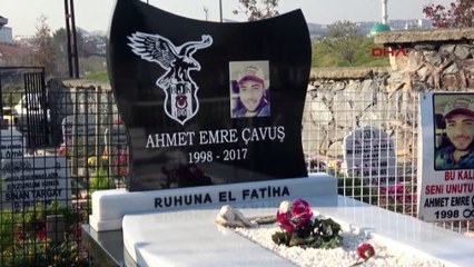 Maganda kurbanı Ahmet, artık mezarında kartalın kanatları altında