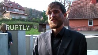 Germany: Replica of Berlin Holocaust Memorial erected outside far-right politician's home
