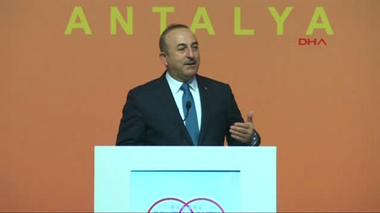 Antalya- Dışişleri Bakanı Çavuşoğlu BM'nin Koordinasyonunda Küresel Güney-Güney Kalkınma Fuarı'nda...