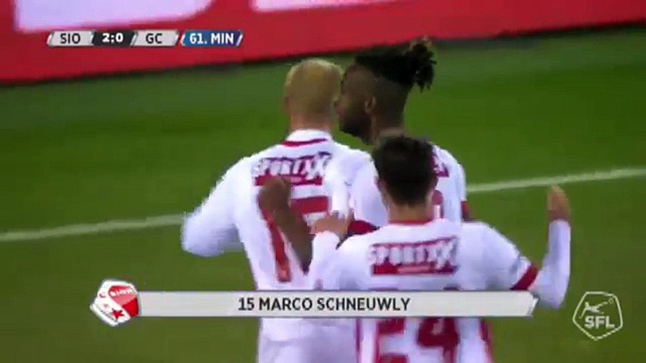 Sion 2:0 Grasshoppers ( Swiss Super League. 26 November 2017)