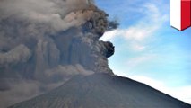 Bali volcano eruptions shut down flights