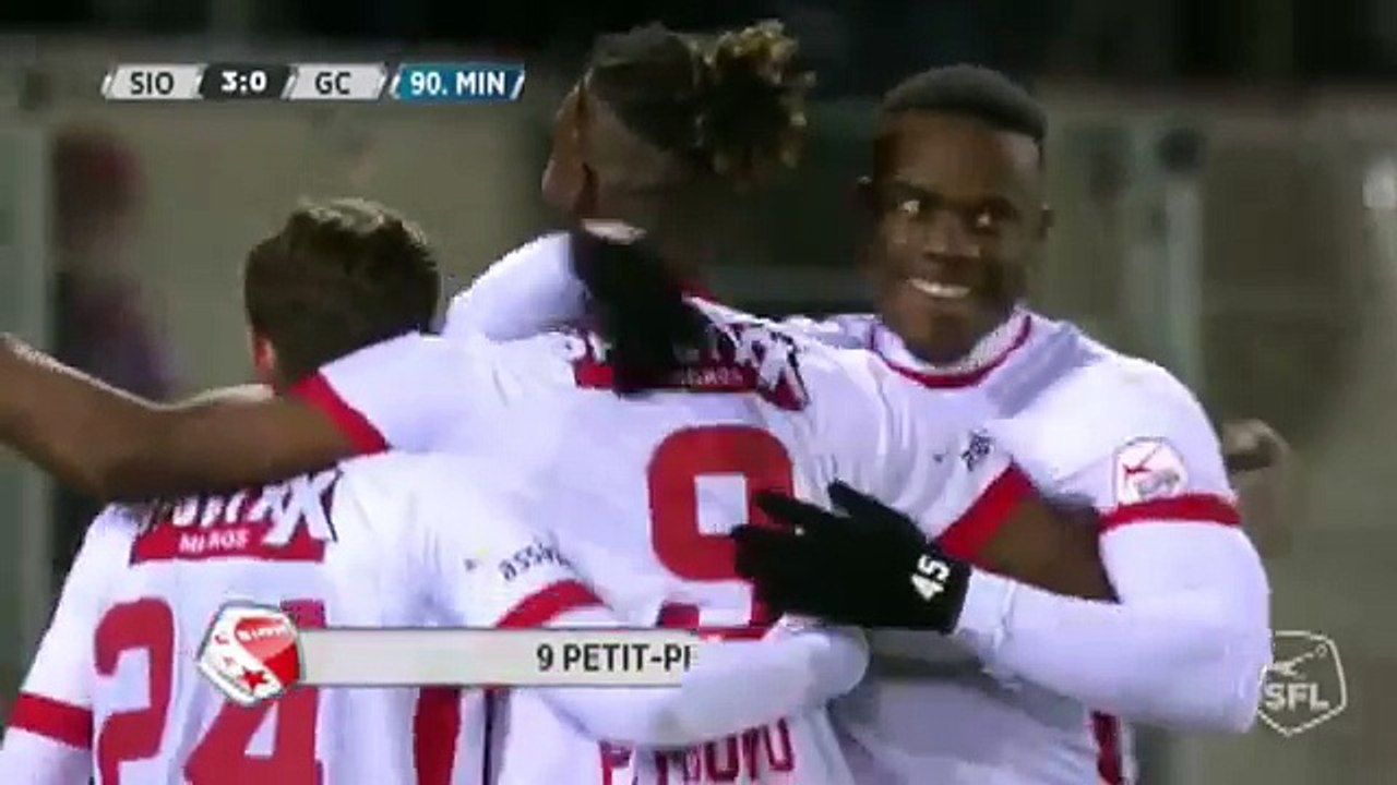Sion 3:0 Grasshoppers ( Swiss Super League. 26 November 2017)