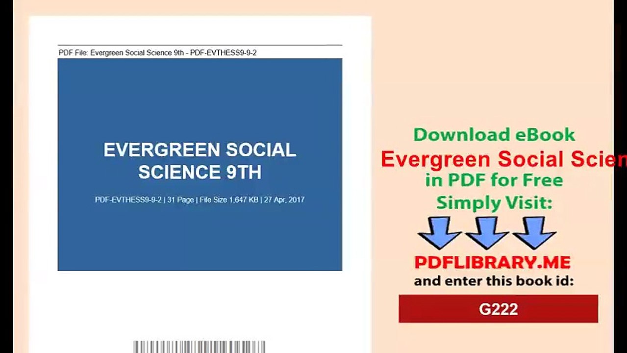 Evergreen Social Science 9th