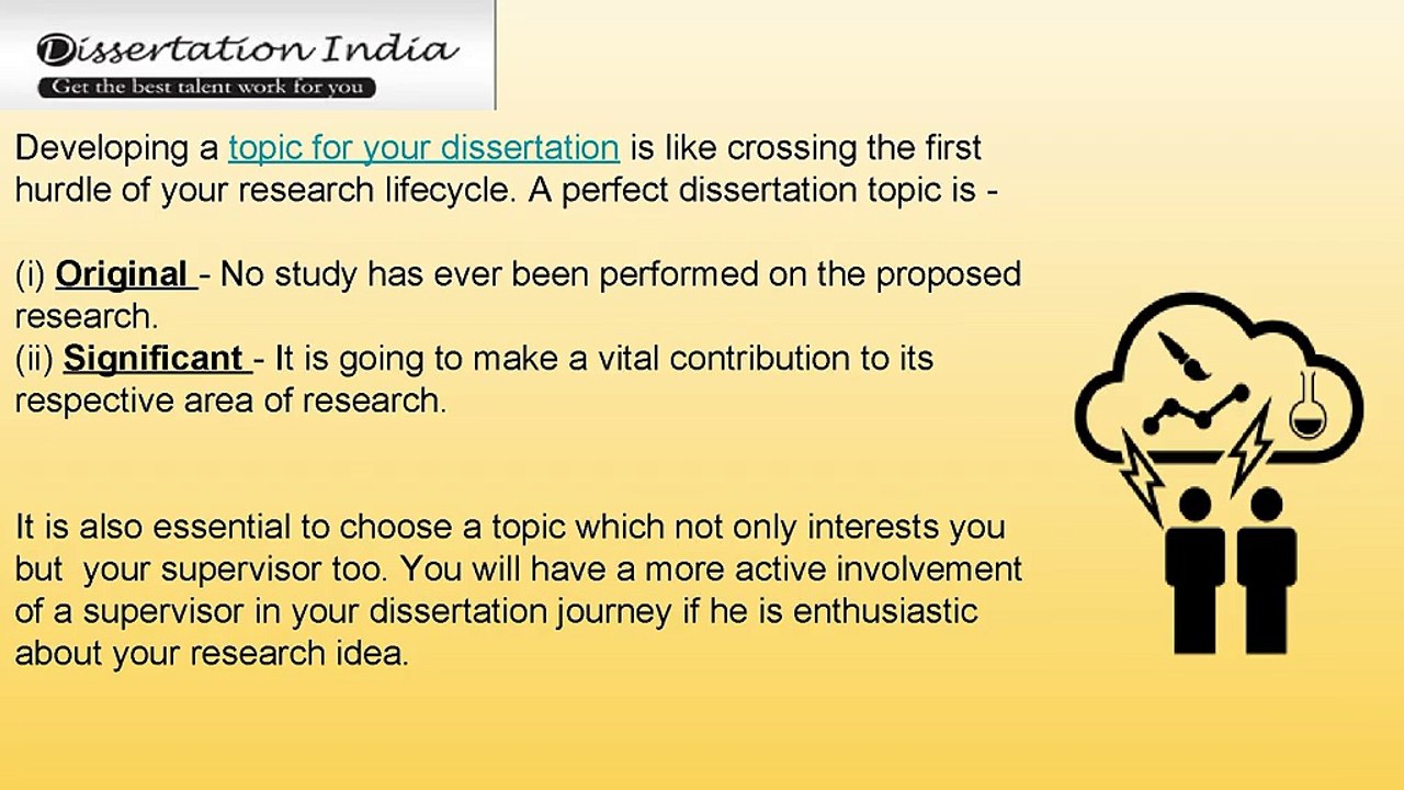 How to select a topic for your Dissertation?